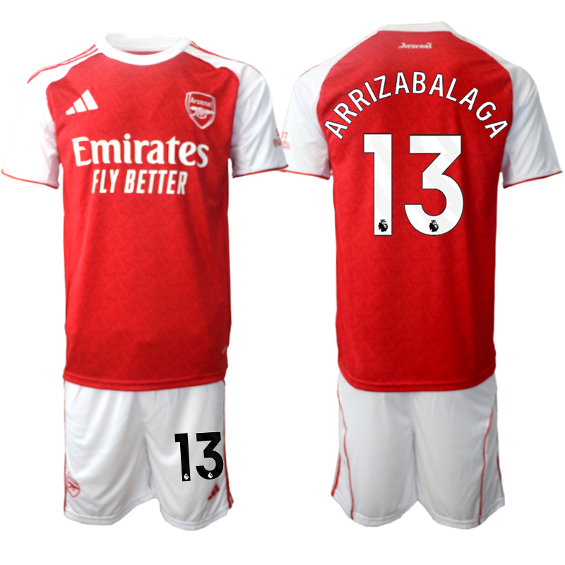 Men 2025-2026 Club Arsenal home red #13 Soccer Jersey 01->arsenal jersey->Soccer Club Jersey